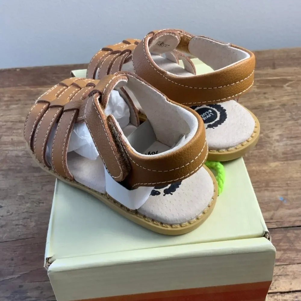 Livie & Luca Finn Leather Sandals NIB size 6